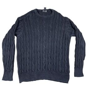 Blumarine Uomo Italian Fisherman Cable Knit Sweater Mens Large‎ Pullover Chunky